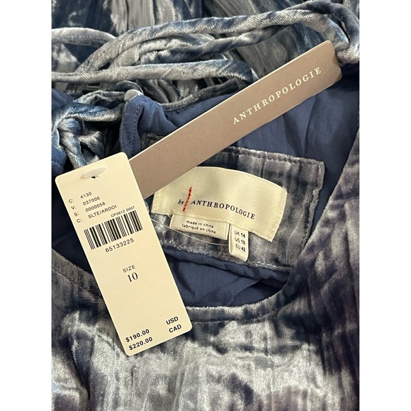Anthropologie Velvet Slate Shift Mini Dress NWT Size 10 (Medium) - Picture 12 of 15